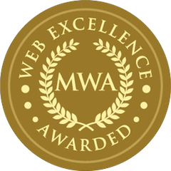 MWA Web Excellence award badge