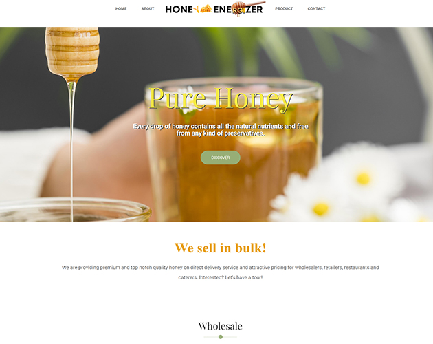 Honey Energizer Home Page